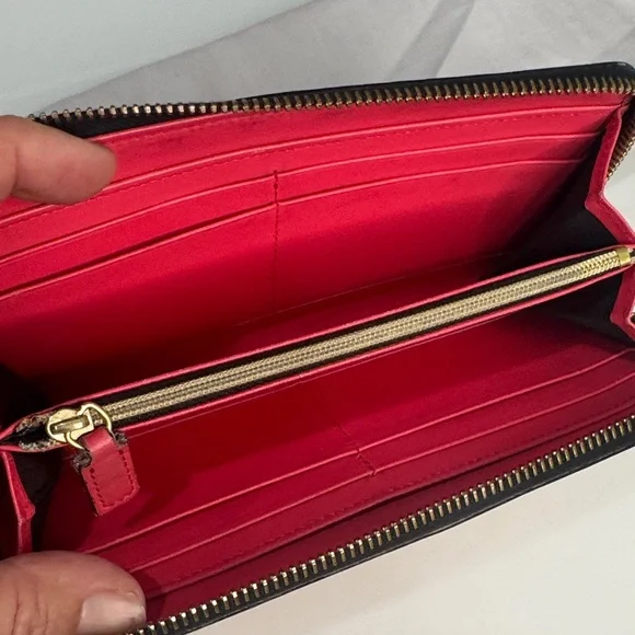 Emilio Pucci Saffron Yellow Leather Zip-Around Wallet – Made in Italy - Picture 7 of 11